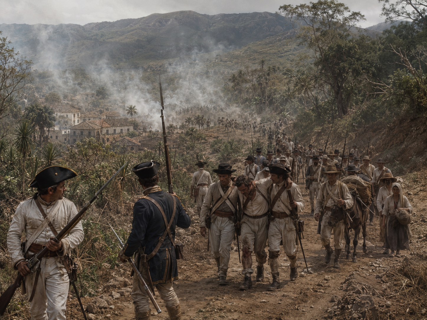 El Ataque y la Evacuación de Las Caobas en 1795