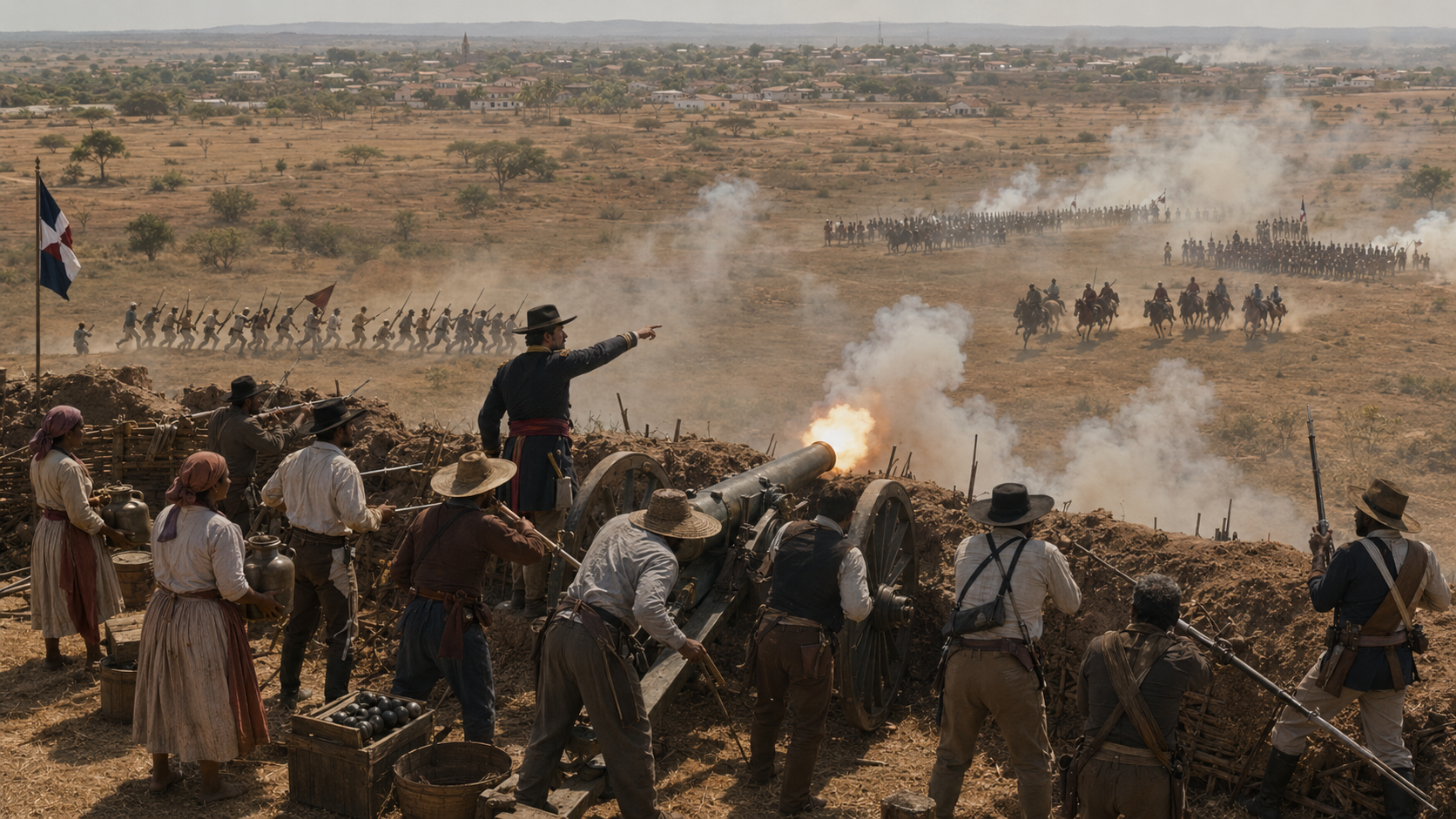 La Batalla Del 30 De Marzo De 1844: Santiago Defiende La República